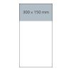 4-Monatskalender Einblatt Logic 4 Post A Design-Kalendarium Blau | 300 × 600 mm | ohne Werbeanbringung