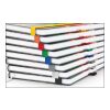 Notizbuch Match-Book Papier-Hardcover individuell bedruckt Gelb | DIN A4 | ohne Werbeanbringung | matt | Cremefarben/Winkelkaro