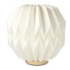Coollux faltbare, von Origami inspirierte Papier-LED-Lampe Luna 25cm Natur | ohne Werbeanbringung | Nicht verfügbar | Nicht verfügbar