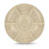 Sagaform Ditte Keramik-Servierplatte rund 26 cm Beige