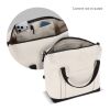 InSideOut Reuuz Canvas Reisetasche 32 x 60 x 20 cm Beige-Schwarz