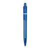 Kugelschreiber Ducal Clear Transparent Blau Weiss-Blau Weiss | 1-farbiger Tampondruck | Clip | 25 mm x 6 mm | Nicht verfügbar