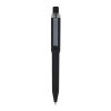 Ozzy-Stift mit Soft-Touch schwarz | 3D Digitaldruck | Clip | 37 mm x 6 mm