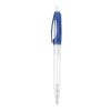 Kugelschreiber Bio-S! Clear Transparent Blau Weiss | 1-farbiger Siebdruck | 270° vom Clip | 40 mm x 25 mm | Nicht verfügbar