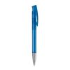 Kugelschreiber Avalon Transparent mit Metallspitze Blau Weiss-Blau Weiss | 1-farbiger Siebdruck | 90° vom Clip | 50 mm x 25 mm | Nicht verfügbar