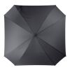 Luxus 27” quadratischer Regenschirm mit Hülle Schwarz | ohne Werbeanbringung | Nicht verfügbar | Nicht verfügbar | Nicht verfügbar