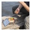 Auslaufsichere Lunchbox aus RCS recyceltem Stainless Steel silber | ohne Werbeanbringung | Nicht verfügbar | Nicht verfügbar
