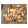 Rundes FSC®zertifiziertes kabelloses 5W-Ladegerät aus Bambus braun
