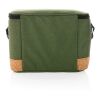 Impact AWARE™ XL RPET Two-Tone Kühltasche mit Korkdetail grün | ohne Werbeanbringung | Nicht verfügbar | Nicht verfügbar | Nicht verfügbar