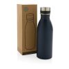 Deluxe Wasserflasche aus RCS recyceltem Stainless-Steel navy blau | ohne Werbeanbringung | Nicht verfügbar | Nicht verfügbar