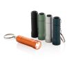 Flash Schlüsselanhänger-Taschenlampe aus RCS rec. Aluminium orange | ohne Werbeanbringung | Nicht verfügbar | Nicht verfügbar