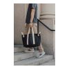 BEAU AWARE™ Strandtasche aus 400gr/m² recyceltem Canvas schwarz