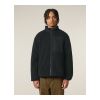 POD Stanley&Stella - Brooker Unisex-Sherpa-Jacke schwarz | XL | Nicht verfügbar | DTF Linke Brust | Nicht verfügbar