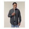 POD Stanley&Stella - Stanley Oxford Shirt Anthrazit | XL | DTF Linke Brust