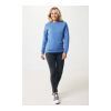 Iqoniq Denali ungefärbt. Rundhals-Sweater aus recycelter BW blau meliert | XXL | ohne Werbeanbringung | Nicht verfügbar | Nicht verfügbar | Nicht verfügbar