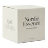 Nordic Essence Duftkerze groß weiß-dunkelbraun | ohne Werbeanbringung