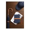 VINGA Bosler Notizbuch aus RCS recyceltem Canvas navy blau
