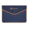 VINGA Bosler 14" Laptop-Tasche aus GRS recyceltem Canvas navy blau | ohne Werbeanbringung | Nicht verfügbar | Nicht verfügbar