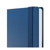 Notizbuch Hardcover Easy-Book EXPRESS Vollkaro Gummiband schmal A5 Dunkelblau | DIN A5 | ohne Werbeanbringung
