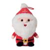 Plüsch-Weihnachtsmann rot