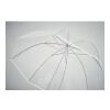 30" Regenschirm weiß