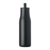Doppelwandige Flasche 500ml schwarz
