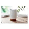 Doppelwandiger Becher 300ml mit Korkboden weiß | ohne Werbeanbringung | Nicht verfügbar | Nicht verfügbar
