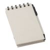 Notizbuch aus recyceltem Milchkarton Martha Schwarz/weiß | ohne Werbeanbringung | Nicht verfügbar | Nicht verfügbar