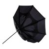 Portierschirm 'Finley' aus Polyester Schwarz