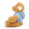 Plüsch-Teddybär 'Olaf' mit aufgestickten Augen Blau