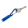 Mini-Taschenlampe aus Aluminium mit Karabiner Silber