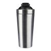 Einwandige Trinkflasche aus recyceltem Edelstahl (750 ml) Orla Silber