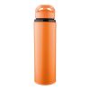 Recycelte Trinkflasche aus Edelstahl (500 ml) Zeno Orange