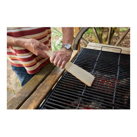 Grillschaber &quot;BBQ&quot; natur | ohne Werbeanbringung | Nicht verfügbar | Nicht verfügbar