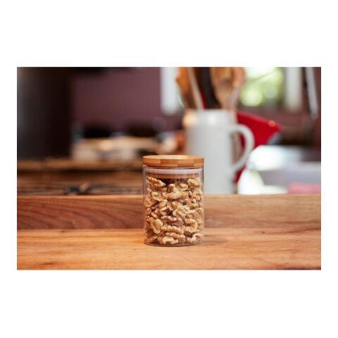 Glasbehälter "Bamboo", 0,35 l transparent | ohne Werbeanbringung | Nicht verfügbar | Nicht verfügbar