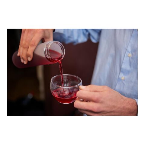 Glasflasche "Frosted" 0,55 l grau | ohne Werbeanbringung | Nicht verfügbar | Nicht verfügbar