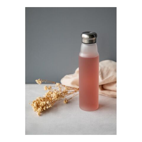 Glasflasche "Life" 700 ml, Frosted grau | ohne Werbeanbringung | Nicht verfügbar | Nicht verfügbar