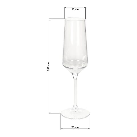 Sektglas "Vista" schwarz