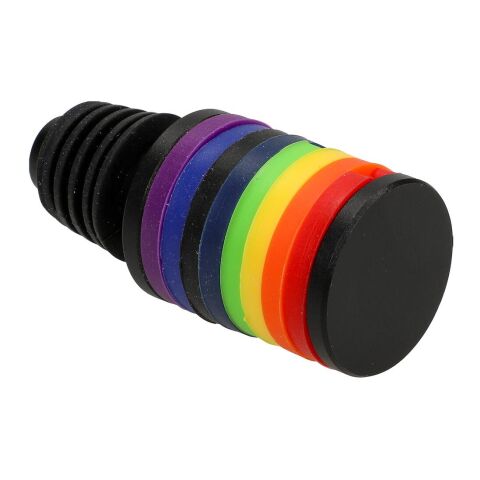 Weinstopper "Rainbow" schwarz