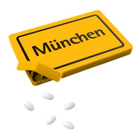 Mint-Spender &quot;Rechteck&quot; weiß | ohne Werbeanbringung | Nicht verfügbar | Nicht verfügbar