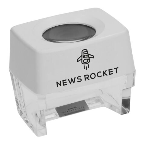 Standlupe &quot;Measurement 8 x&quot; weiß | ohne Werbeanbringung | Nicht verfügbar | Nicht verfügbar