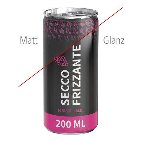 Secco frizzante 4C Digital Druck matt | Folienetikett (Fullbody)