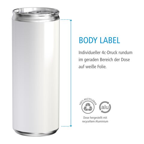 Apfelspritzer ohne Werbeanbringung | Folienetikett (Body Label)