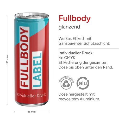 Energy Drink classic 4C Digital Druck glänzend | Folie (Fullbody) glzd