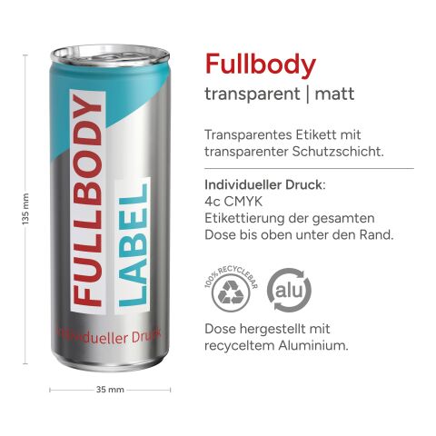 Bier 4C Digital Druck matt | Folie(Fullbody transp.) matt