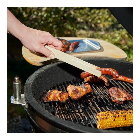 Grillzange &quot;Delano&quot; natur | ohne Werbeanbringung | Nicht verfügbar | Nicht verfügbar