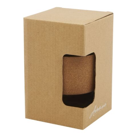 Lidan 360 ml Becher aus Borosilikatglas mit Korkgriff und Silikondeckel Standard | weiß | ohne Werbeanbringung | Nicht verfügbar | Nicht verfügbar