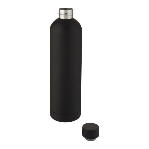 Spring 1 l Kupfer-Vakuum Isolierflasche schwarz