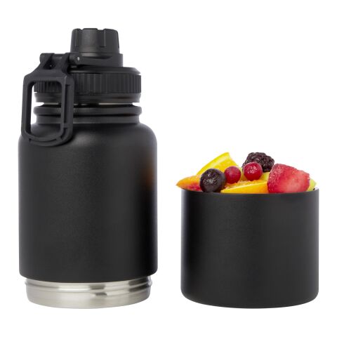 Dupeca 840 ml RCS-zertifizierte Isolierflasche aus Edelstahl schwarz | Nicht verfügbar