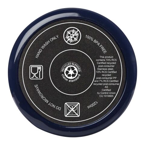 Melbourne 1200 ml RCS-zertifizierter Isolierbecher mit Strohhalm Standard | navy | ohne Werbeanbringung | Nicht verfügbar | Nicht verfügbar